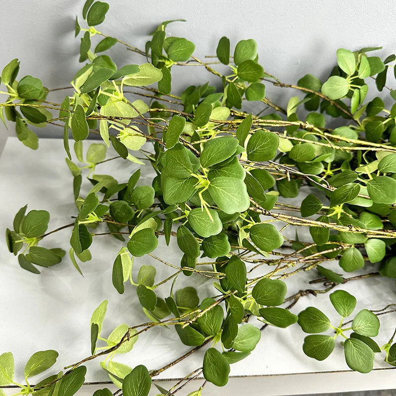 Indoor Green Plant Artificial Plant Vine for Home Wedding Living Room Decoration Birthday Party Simulated Tree Branches Table