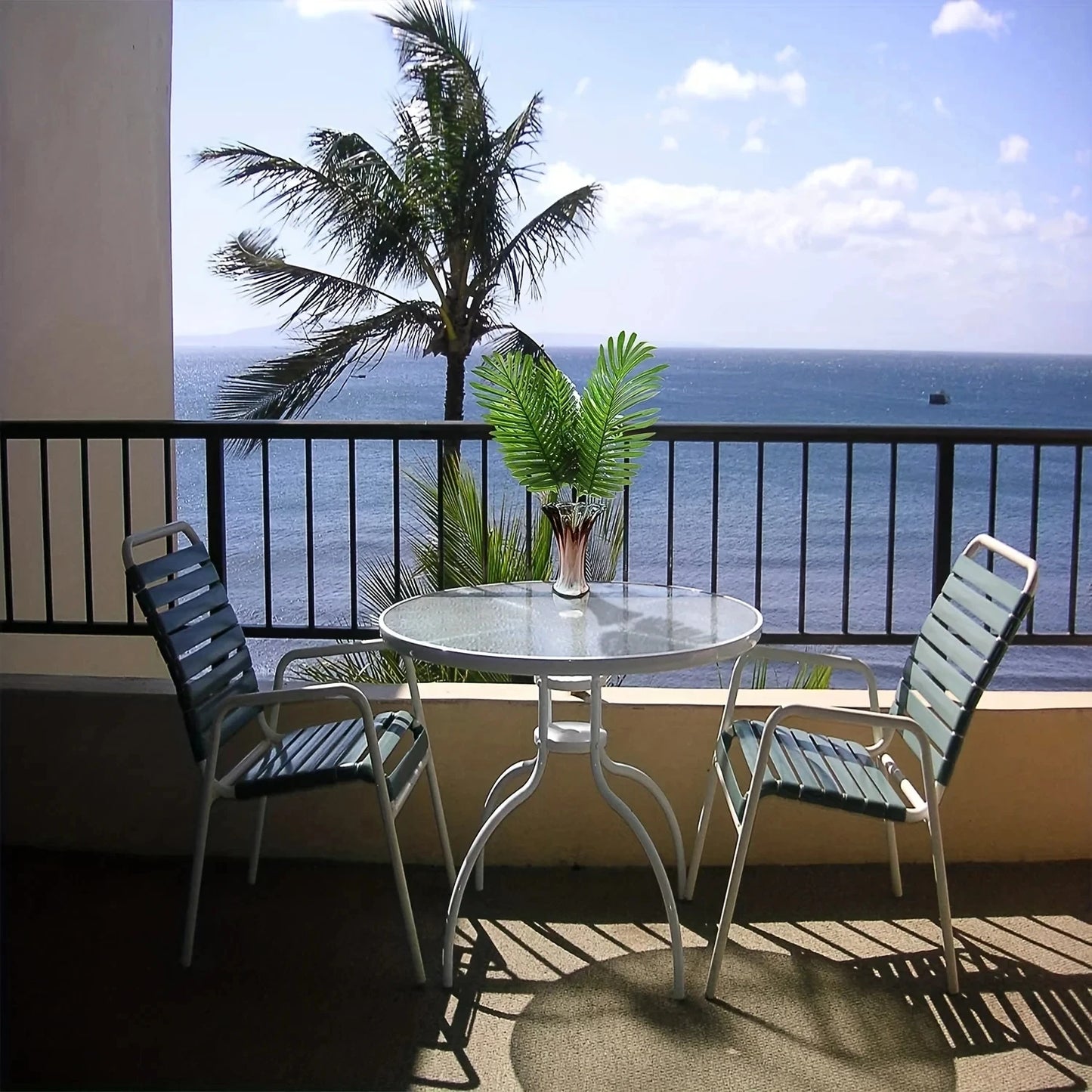 10 Pcs Artificial Plants Tropical Palm Leaves Hawaii Luau Birthday Party Wedding Decor Fake Plants for home and living room
