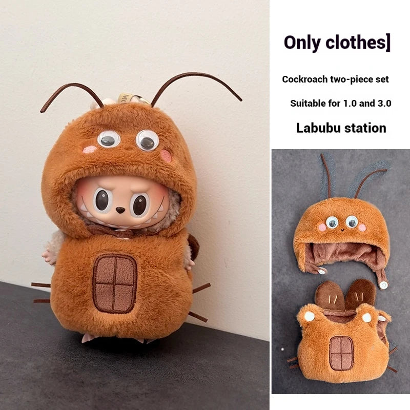 Labubu Clothes For Labubu Wacky Mart  Friend Shrimp Handmade Clothing Anime Peripheral Custom Accessories For Labubu V1 V3