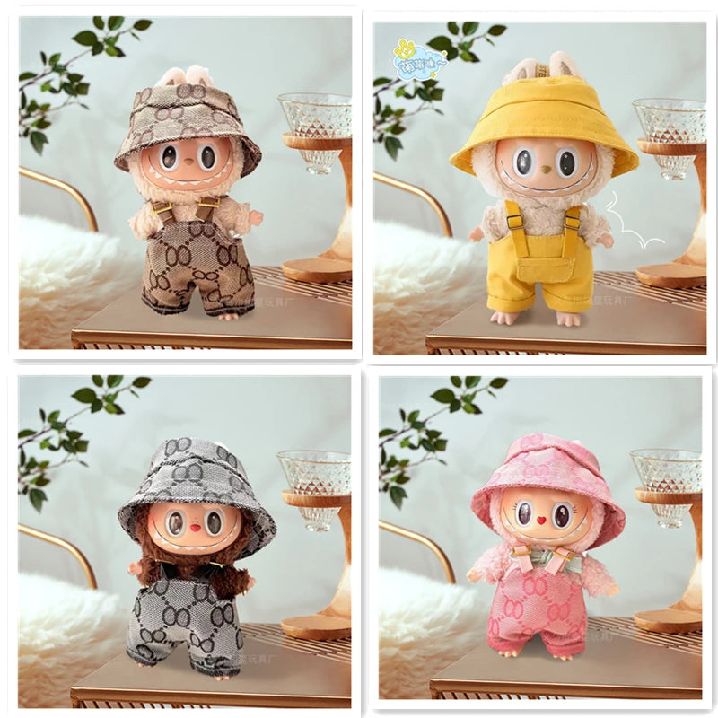 Clothes for Labubu 17cm Labubu Clothes Set for Exquisite Accessories for Doll Cute Clothes for Dolls Dress up Unique Style