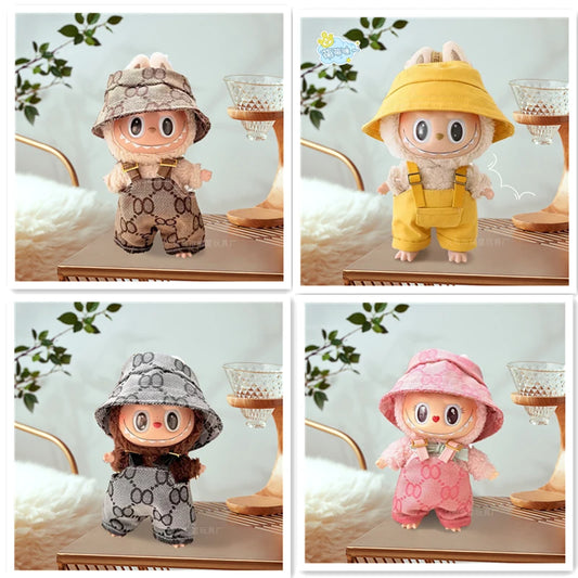 Clothes for Labubu 17cm Labubu Clothes Set for Exquisite Accessories for Doll Cute Clothes for Dolls Dress up Unique Style