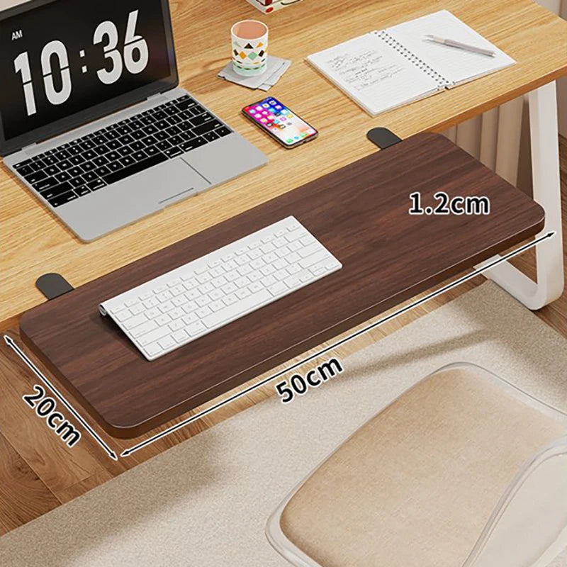 Non-punching Desktop Extending Board Foldable Office Computer Working Extension Table Lengthening Desk For Keyboard Mouse