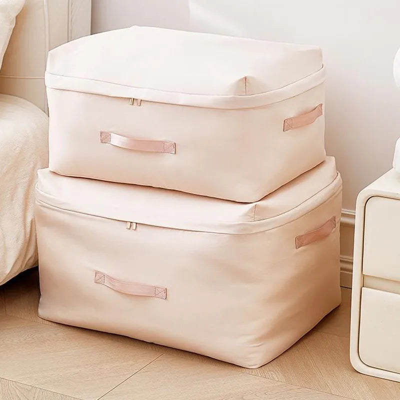 Foldable Storage Bag Organizer For Blankets Cloth Quilt Storage Bag Bolsa Almacenamiento Ropa Closet Organizer Bag Travel Home