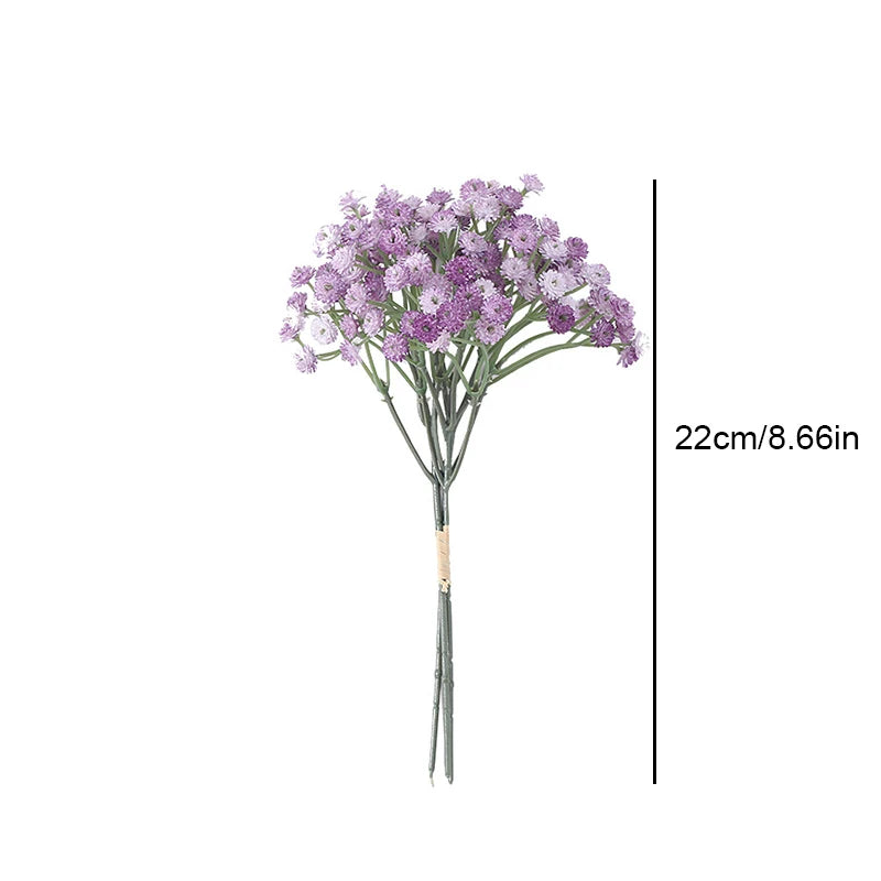 Artificial Gypsophila Flowers Wedding DIY Bouquet Decoration Arrangement Plastic Babysbreath Fake Flower Home Decor