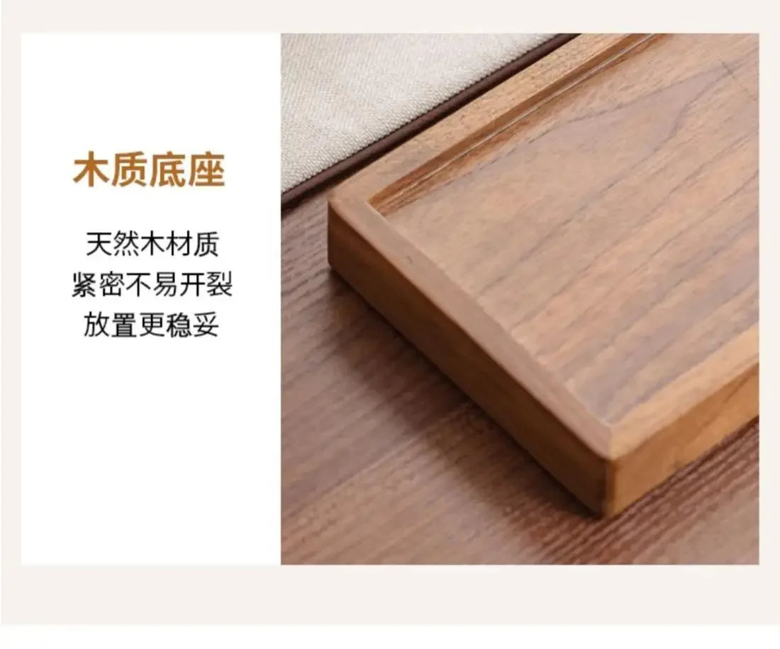Walnut Fruit Tray Snack Tray Household Divided Dry Fruit Inventory Candy Glass Bowl Fruit Tray Water Fruit Plate