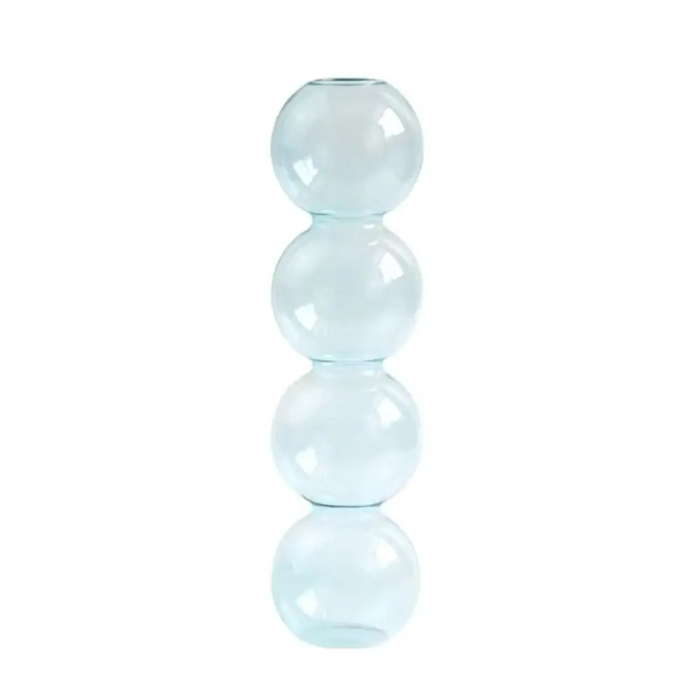 Crafts Romantic Glass Vase Simple Modern Hydroponic Flower Pot Funny Creative Spherical Flower Vase Dining Room