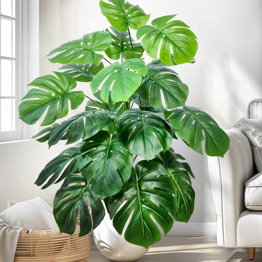 59-103cm/40.5in Artificial Monstera plastic fake plant pot ornamental festival suitable for home office decoration