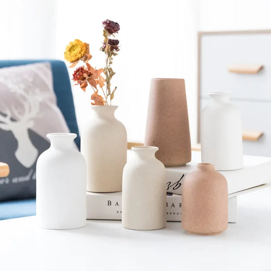Simple Ceramic Vase Dining Table Decorations Wedding Decorations Nordic Home Living Room Decorations Vase