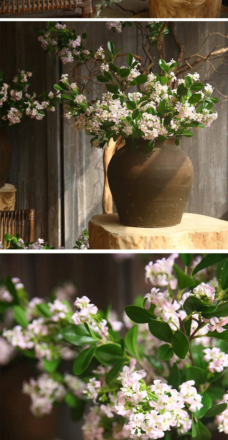 72cm Artificial Murraya Branch Flowers Fake Flowers Home Wedding Decoration Living Room Ornaments Flowers Home Decoration