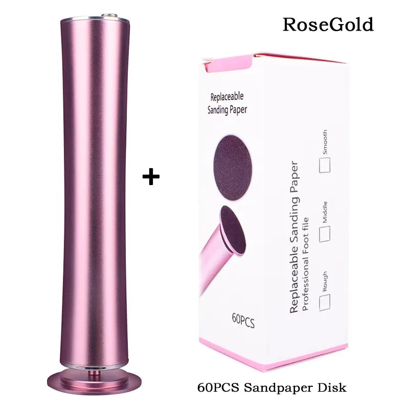 Callus remover Rechargeable Portable Electric Foot File Pedicure Set Foot exfoliation tool The ideal gift for foot care