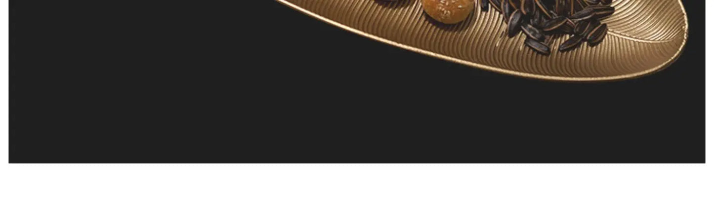 Nordic Wooden Tray Gold Leaf Shape Serving Tray Jewelry Pallet Fruit Snack Candy Dish Table Decoration Storage Organizer