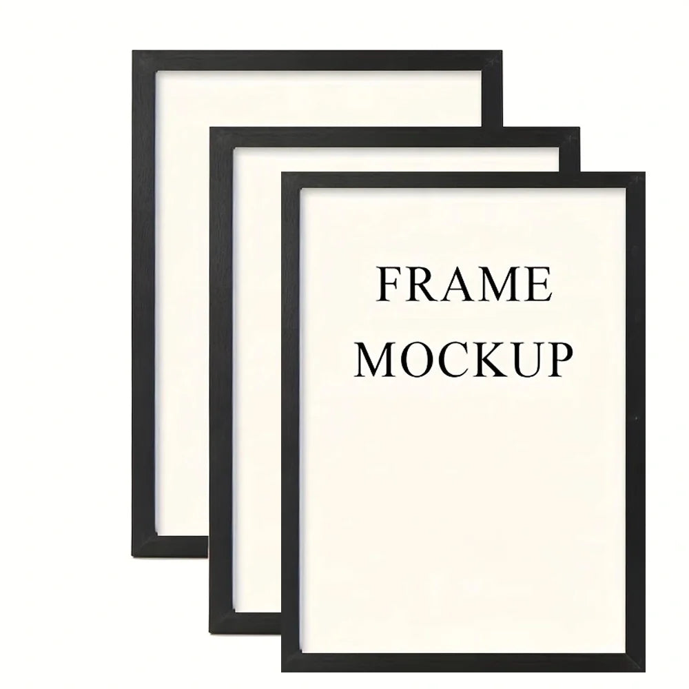 Wooden Picture Frame 30X40cm 21x30cm 15X20cm A4 A8 Square Tabletop Photo Frames Wall Art Poster Display Bedroom Home Decor