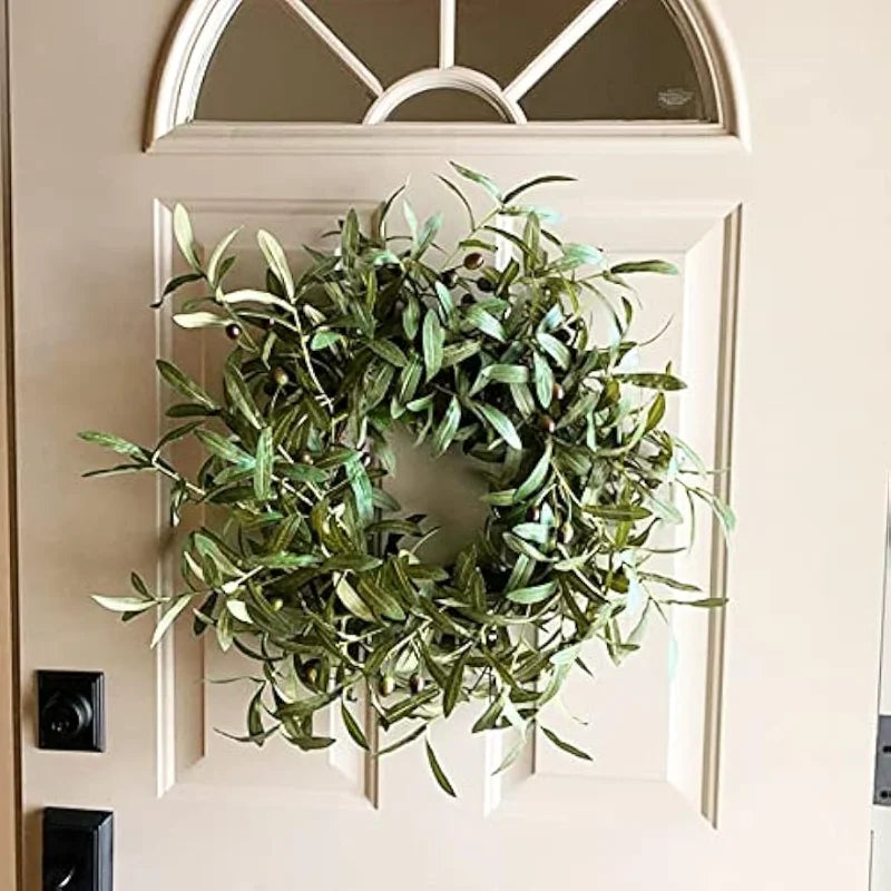2/6/9PCS Olive Branches Artificial Plants Greenery Stems Olive Leaves Fake Fruits Silk Plants