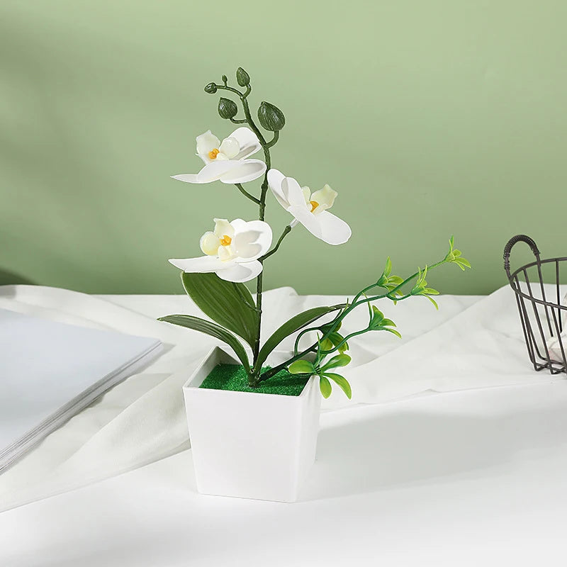 Artificial Plant Bonsai Small Flower Potted Plants Fake Flower Potted Decorations Suitable For Home Decoration Hotel Garden Deco