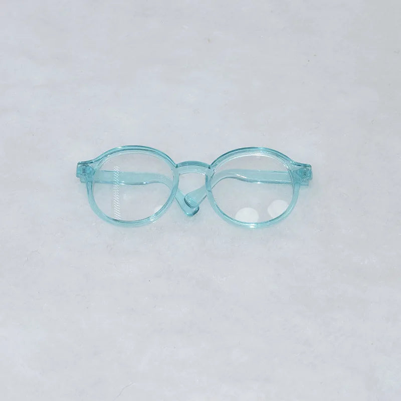 Labubu 6.5cm Glasses Accessories Transparent Plastic Glasses for 15-17cm Labubu Plush Doll DIY Toys for Labubu Sunglasses ﻿