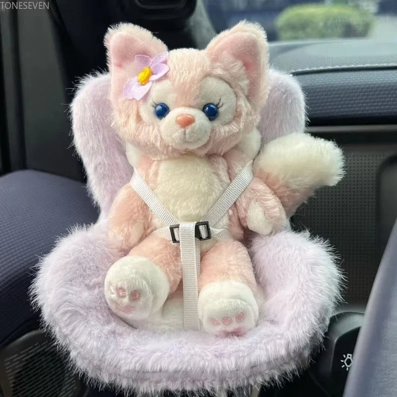 Labubu 15-17cm Doll Seat Labubu Doll Safety Seat Cute Doll Air Outlet Storage High-grade Car Interior Decoration Ornament Gifts