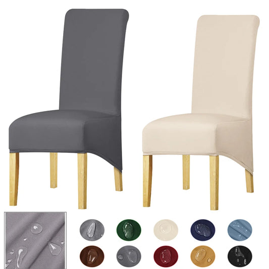 Real Waterproof Fabric Chair Cover Stretch Seat Chair Covers Ventilate Bar Chair Slipcover Universal Size Chair Cover For Room