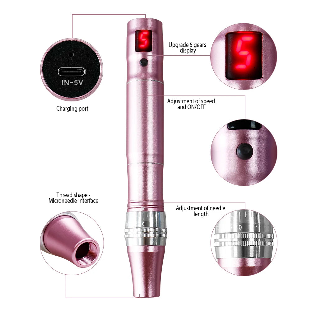 Professional High Frequency Beauty Instrument Skin Tightening Home Beauty Tools Wireless Rechargeable Multifunctional Skin Care