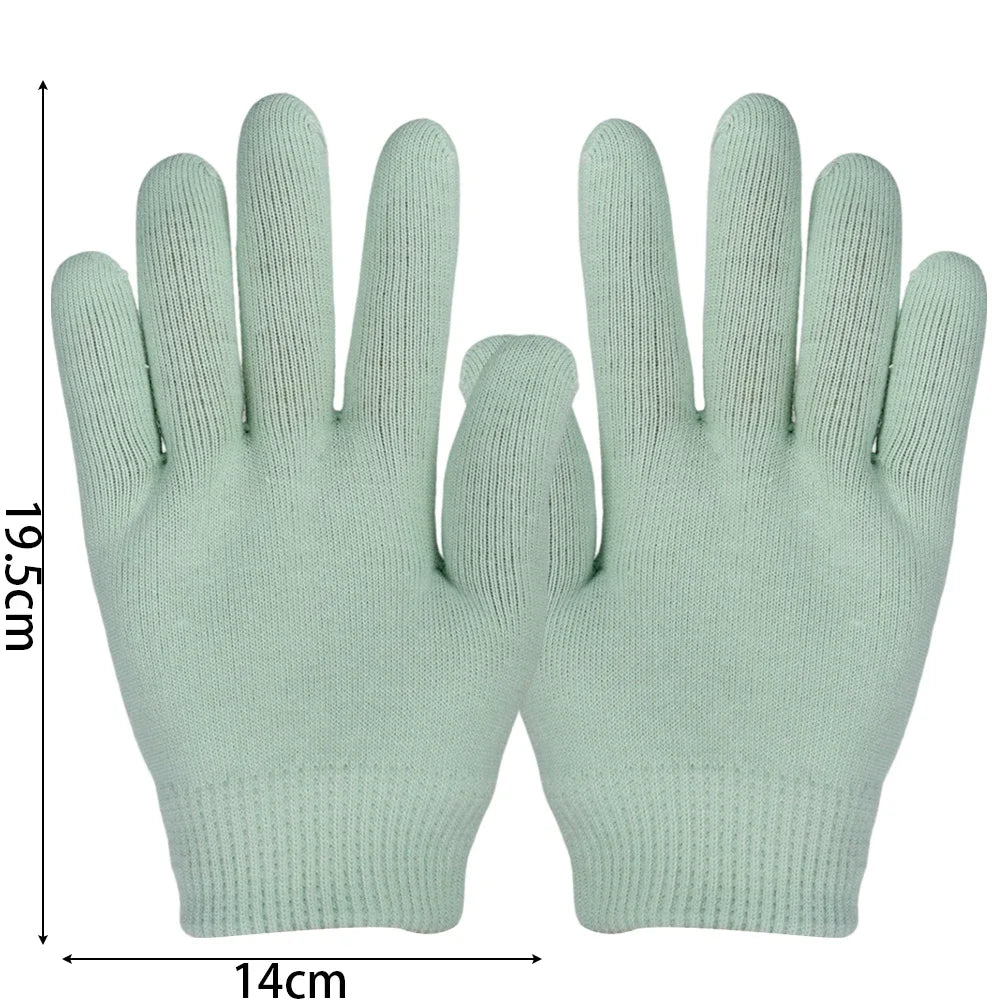 Reusable Moisturizing Mask Socks Exfoliating Anti Crack Silicone Protective Gloves Dry Dead Skin Remover Hand Foot Care Tools