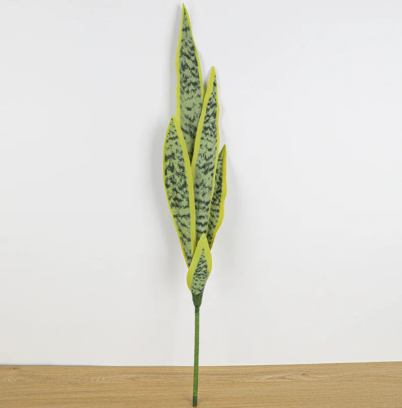 Artificial Snake Plant Single Branch Indoor Landscaping Crown Blue Agave Nordic Floor Decoration Green Plants
