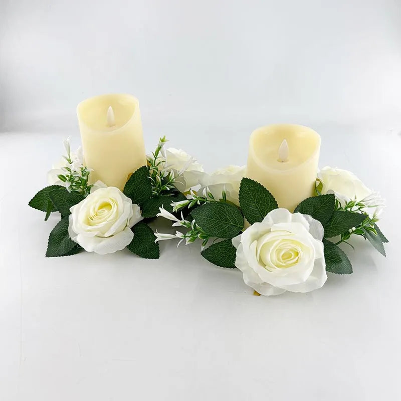 Flameless LED Candle Warm glowing decorative electric candles Home decorative candles for Ramadan Eid Festival Party Decor