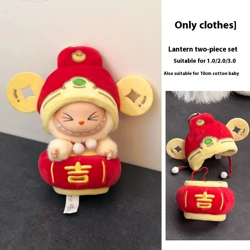 Labubu Clothes For Labubu Wacky Mart  Friend Shrimp Handmade Clothing Anime Peripheral Custom Accessories For Labubu V1 V3