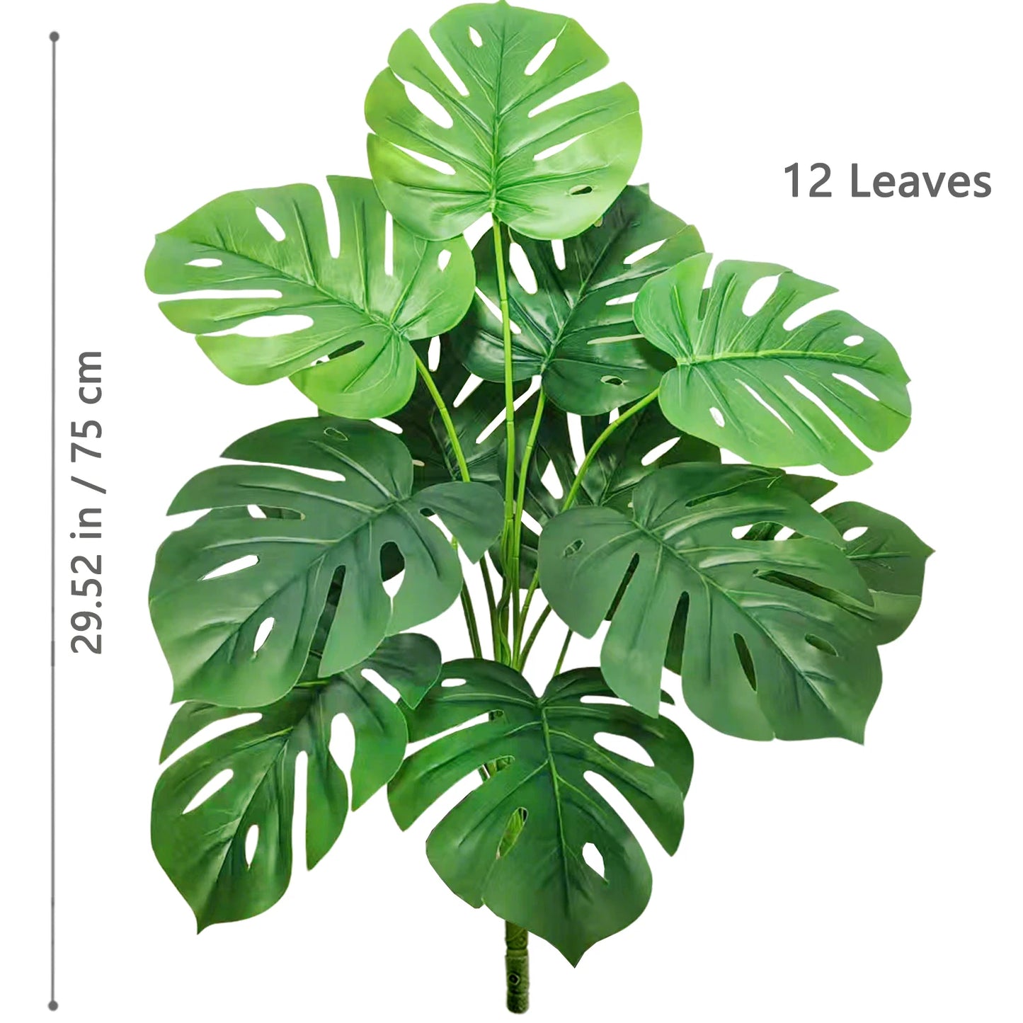 59-103cm/40.5in Artificial Monstera plastic fake plant pot ornamental festival suitable for home office decoration