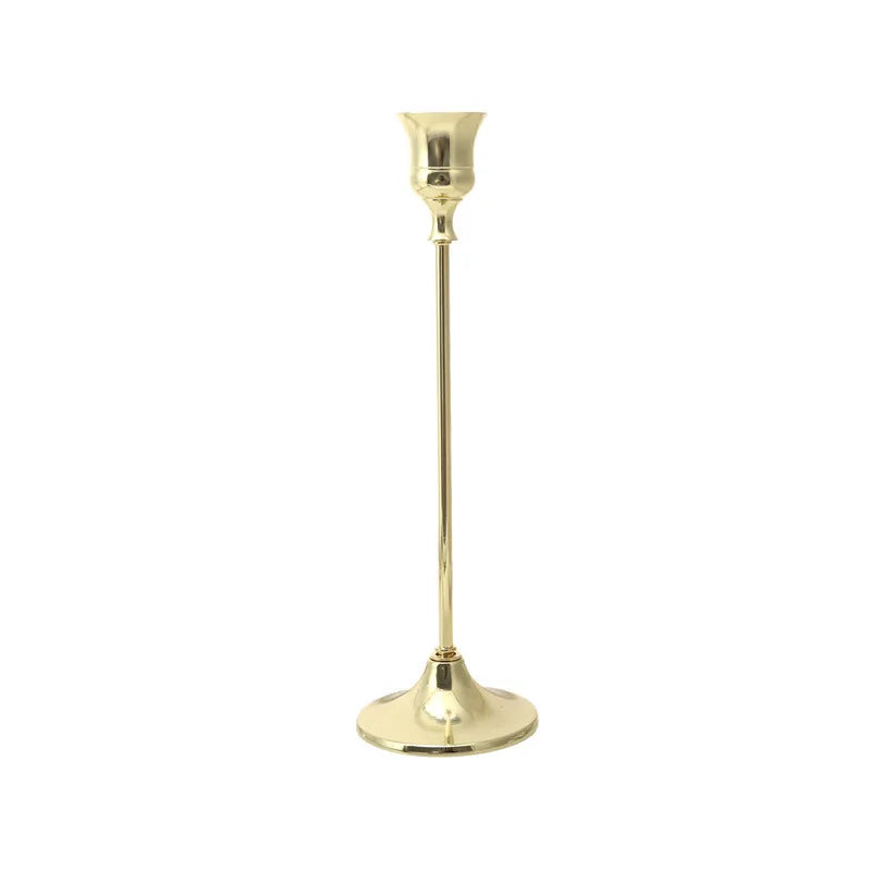 European style Metal Candle Holders Simple Golden Wedding Decoration Bar Party Living Room Decor Home Decor Candlestick