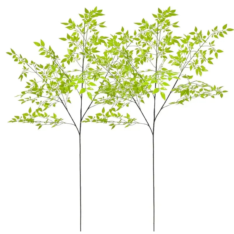 2Pc Simulation Rattan Artificial Plant Branches Suitable for Living Room Shopping Center Decoration Photography Props Decoration