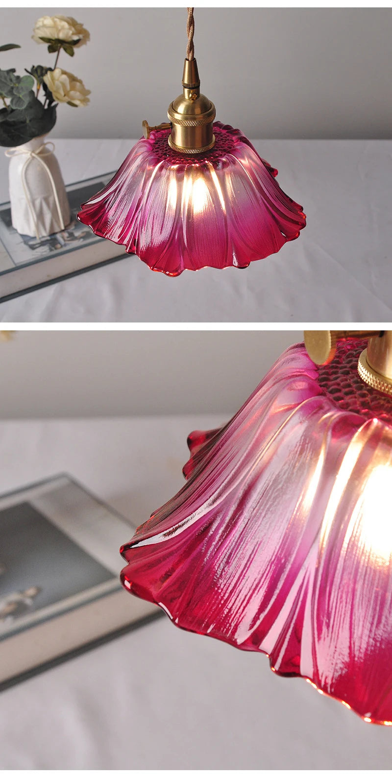 Dining Room Colorful Glass Pendant Light Kitchen Island Hanging Lighting Living Room Foyer Hall Ceiling Lamps Chandelier Bedroom