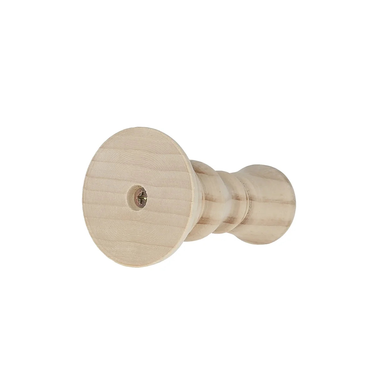Wooden Candlesticks Unfinished DIY Classic Craft Candle Holders for Paint or Living Room Home Wedding Holiday Decorations