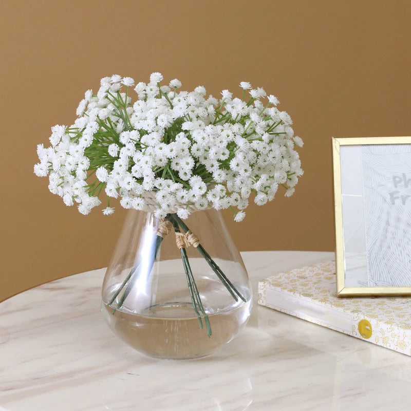 Artificial Gypsophila Flowers Wedding DIY Bouquet Decoration Arrangement Plastic Babysbreath Fake Flower Home Decor