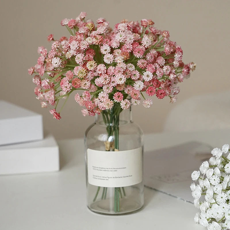 Artificial Gypsophila Flowers Wedding DIY Bouquet Decoration Arrangement Plastic Babysbreath Fake Flower Home Decor