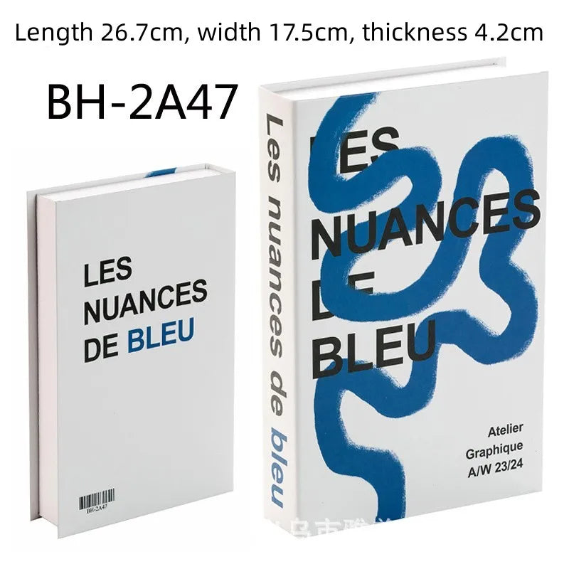 Luxury Fake Books Decoration Model Simulation Books Ornaments for Home DecorCoffee Table Living Room Fashion Photo Prop Books