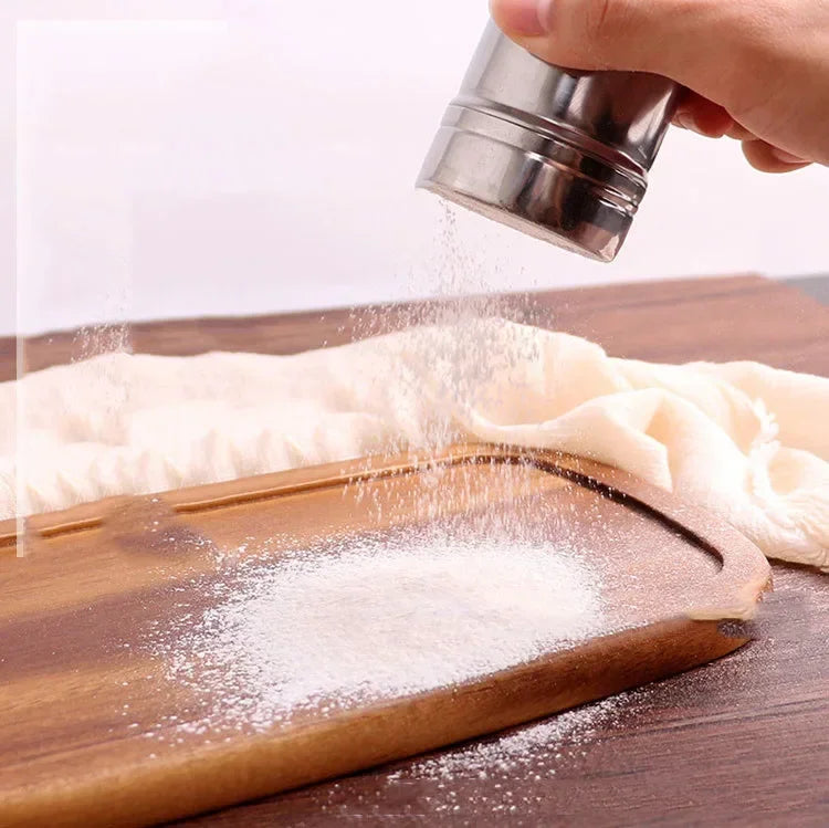 1pc Stainless Steel Chocolate Shaker Cocoa Flour Coffee Sifter Sugar powder spreading Kitchen baking accessories cake decoration