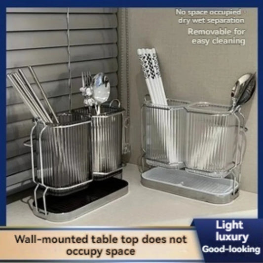 Chopsticks Container Kitchen Spoon Storage Container Household Storage Rack Chopsticks Basket Kitchen Chopsticks Container