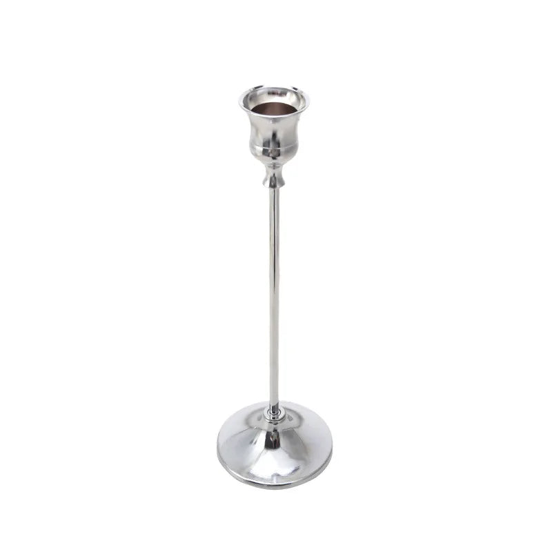 European style Metal Candle Holders Simple Golden Wedding Decoration Bar Party Living Room Decor Home Decor Candlestick