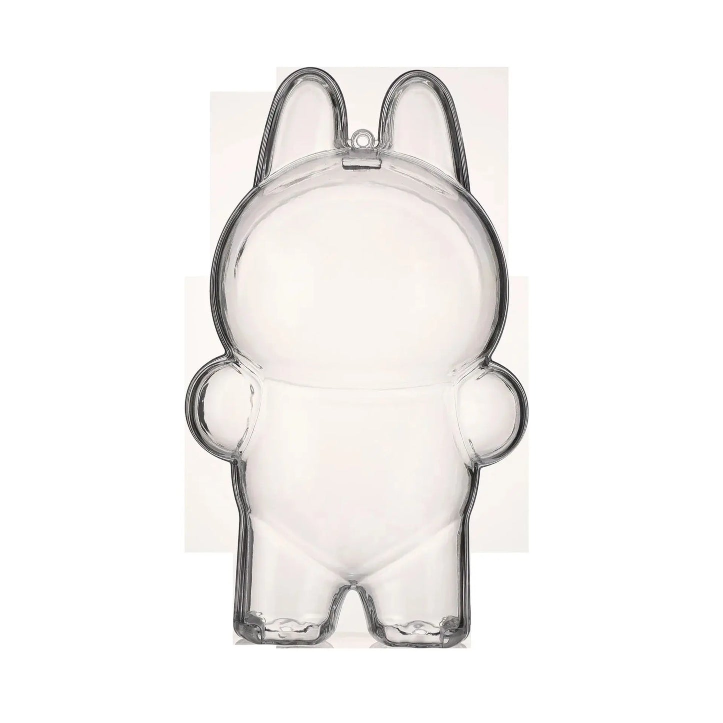 Labubu Case Sitting Party Transparent Protective Shell Dust Cover Protect Knapsack Hanging Decorations Christmas Gift Kids Toy