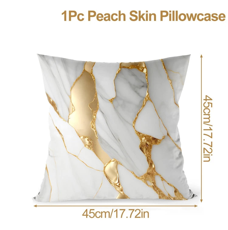 45x45cm Marble Pattern Cushion Cover Decorative Pillow Cover Sofa Cushion Pillow Cases Home Decoration 2024 Decor Pillowcase