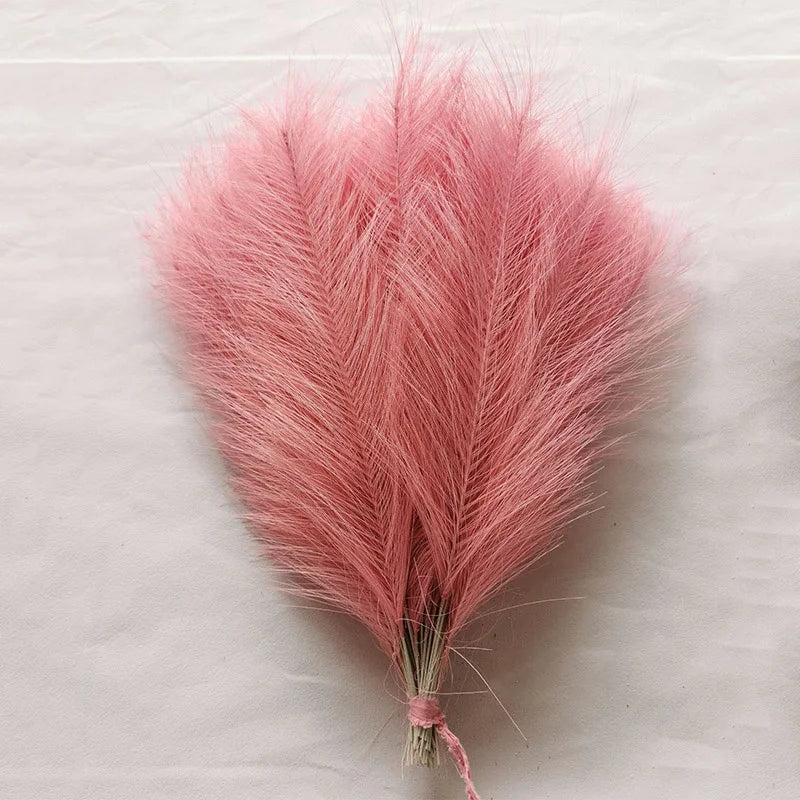Faux Pampas Grass Bouquet 10/15/30pcs Artificial Pampas Fake Flowers Reed Decor for Room Home Wedding Christmas Decoration 2024