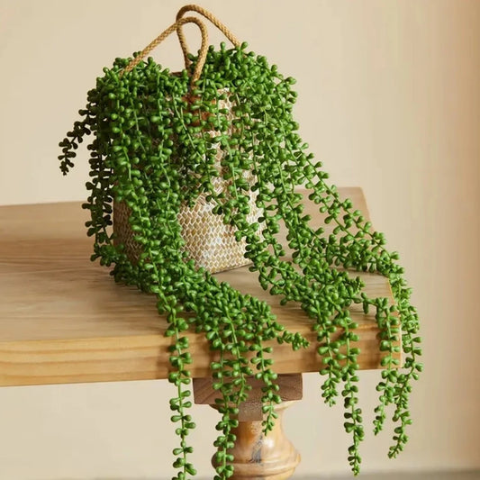 1PC Artificial Green Plants, Love Tears, Home Decoration, Fake Plants, Simulated Green Plants, Ceiling, Plastic Vines