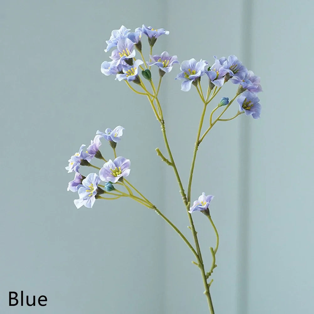 3Forks/Bouquet Artificial Flower Silk Carnation Flower Fake Flowers Decorative Flower for Mother's Day Gift Wedding Decor