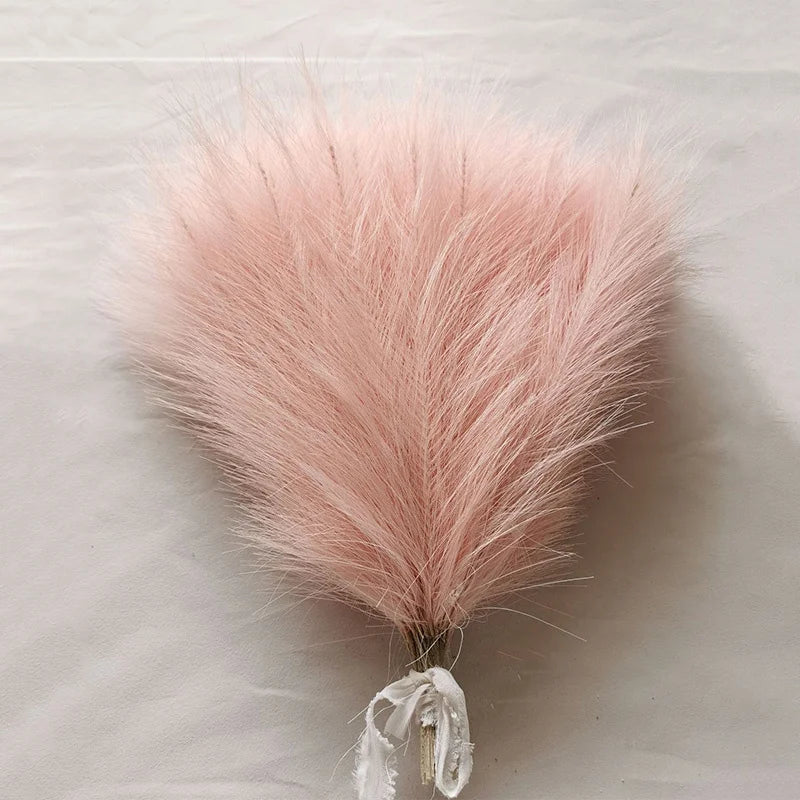 Faux Pampas Grass Bouquet 10/15/30pcs Artificial Pampas Fake Flowers Reed Decor for Room Home Wedding Christmas Decoration 2024