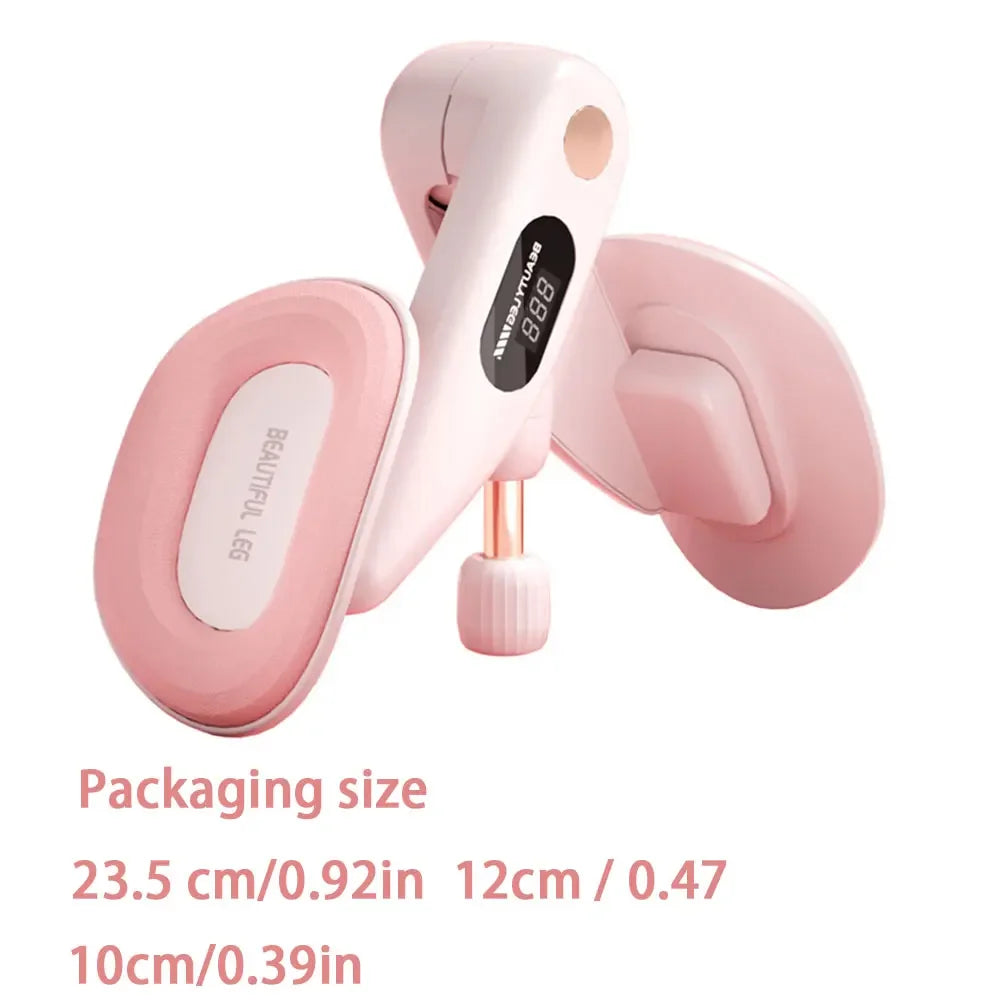 Thigh Master Pelvic Floor Trainer 360 Degree Rotation with Counter Thigh Exerciser Kegel Exercises Device for Yoga Floor Muscle