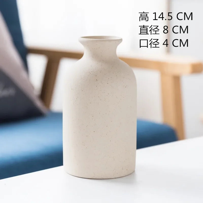 Simple Ceramic Vase Dining Table Decorations Wedding Decorations Nordic Home Living Room Decorations Vase