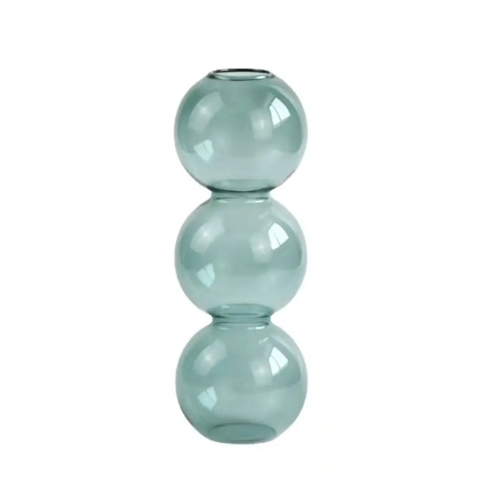Crafts Romantic Glass Vase Simple Modern Hydroponic Flower Pot Funny Creative Spherical Flower Vase Dining Room