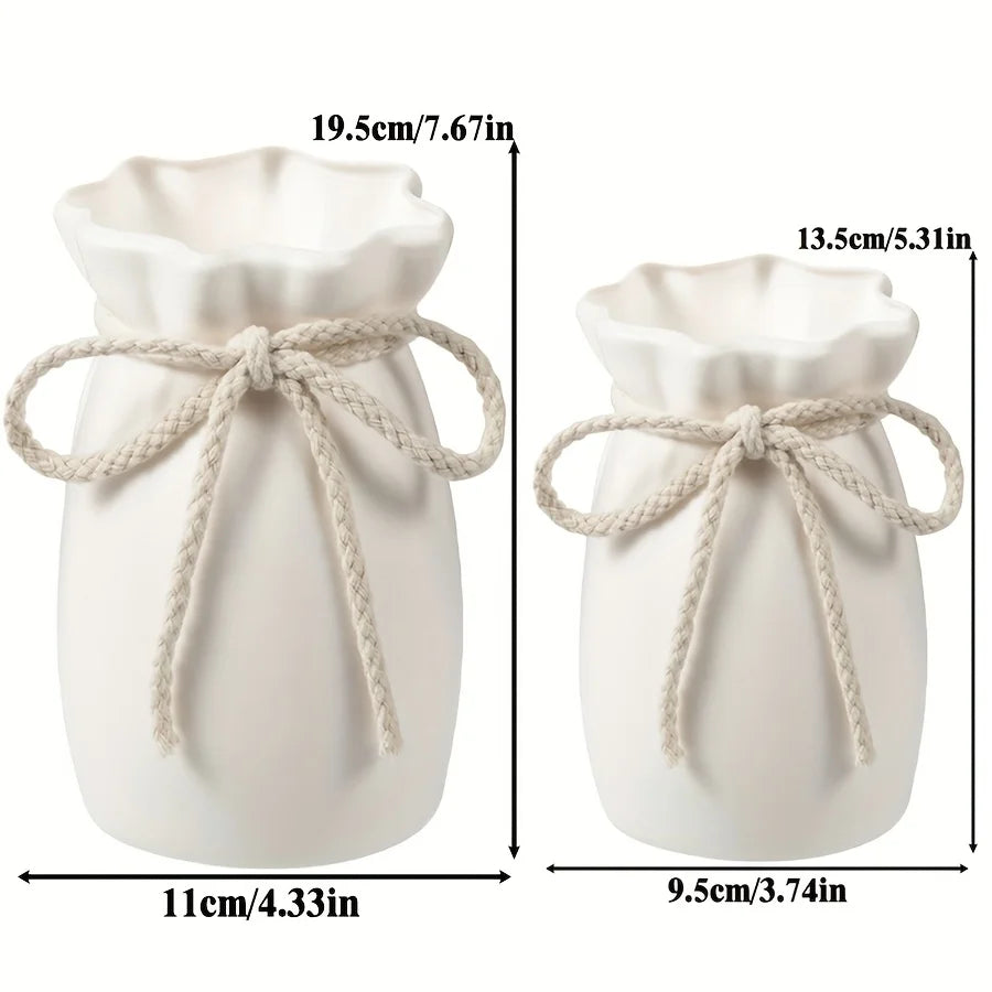 Plastic Vase Bohemian Style Home Decor European Vase, Used for Wedding, Dining Table, Living Room, Office, Bedroom Decoration