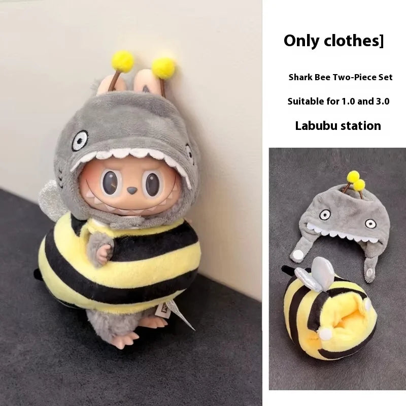 Labubu Clothes For Labubu Wacky Mart  Friend Shrimp Handmade Clothing Anime Peripheral Custom Accessories For Labubu V1 V3
