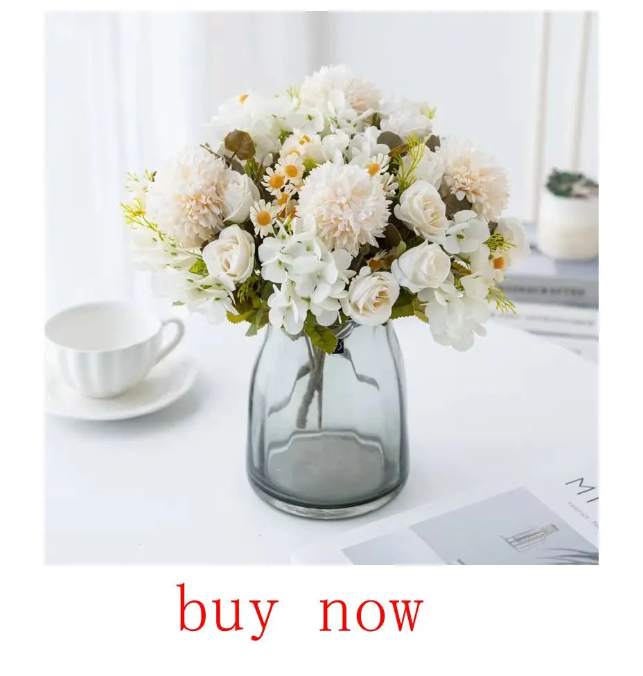 Naturally Dried Cotton Cheap Artificial Plants Floral Branch Vases Wedding Garden Party Decorations Fake Flowers Home Gift Decor