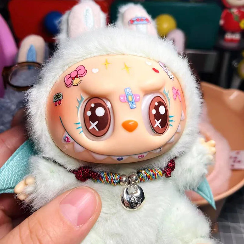 Labubu Diy Eyelash Sticker Modification Vinyl Doll Tool Labubu Makeup Material Eye Stickers Labubu Contact Lenses